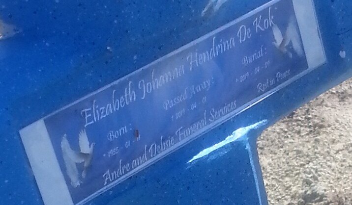 KOK Elizabeth Johanna Hendrina, de 1955-2019