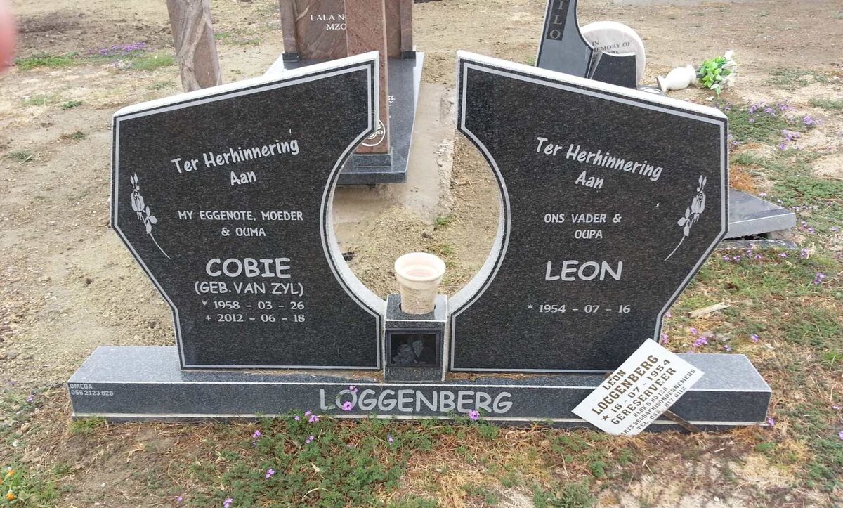 LOGGENBERG Leon 1954- &amp; Cobie VAN ZYL 1958-2012