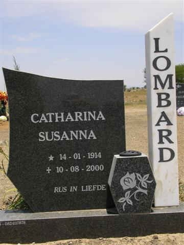 LOMBARD Catharina Susanna 1914-2000