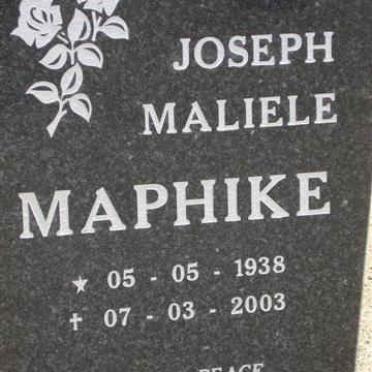 MAPHIKE Joseph Maliele 1938-2003