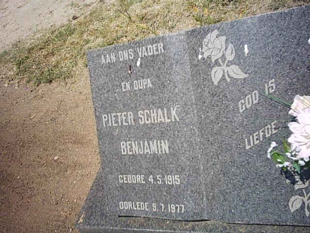 MERWE Pieter Schalk Benjamin, van der 1915-1977