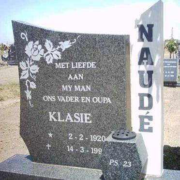 NAUDE Klasie 1920-199?