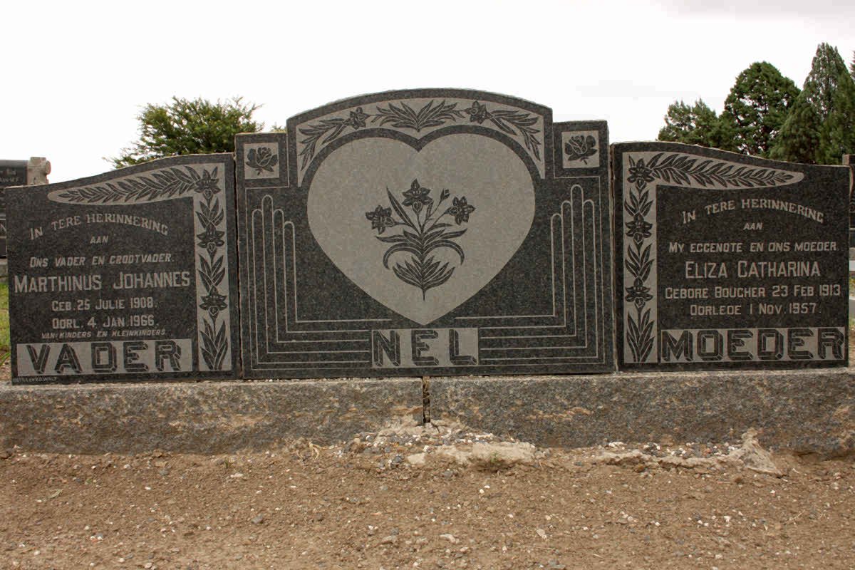 NEL Marthinus Johannes 1908-1966 &amp; Eliza Catharina BOUCHER 1913-1957