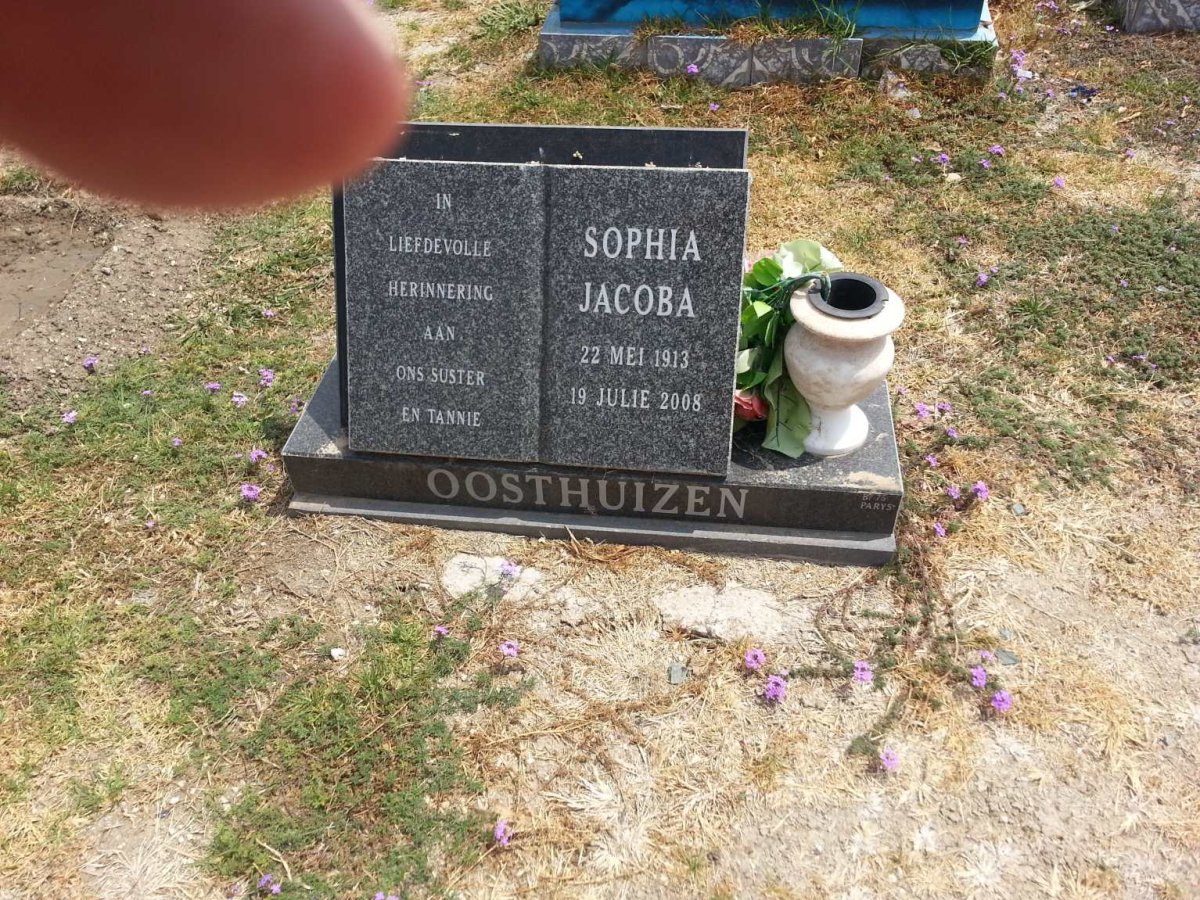 OOSTHUIZEN Sophia Jacoba 1913-2008