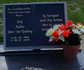 RENSBURG Dirk Andries, Janse van 1954-2019