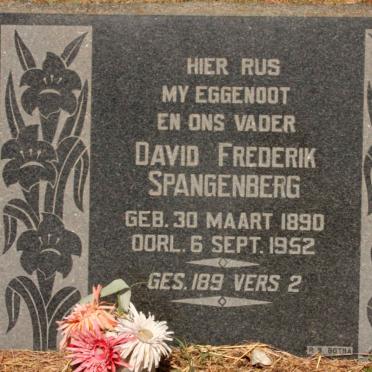 SPANGENBERG David Frederik 1890-1952