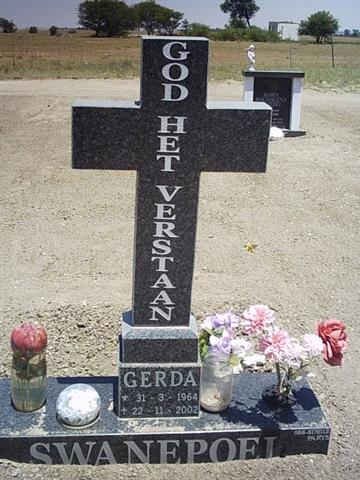 SWANEPOEL Gerda 1964-2002