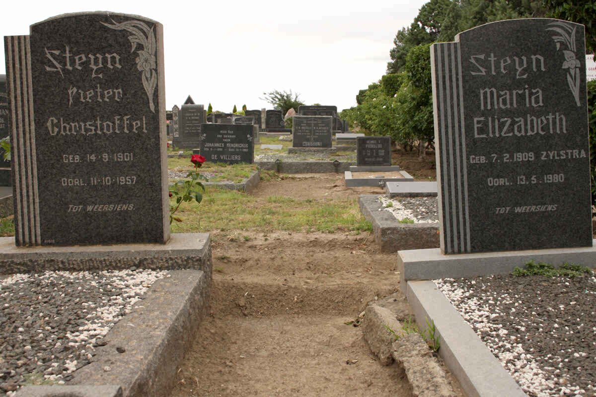 STEYN Pieter Christoffel 1901-1957 &amp; Maria Elizabeth ZYLSTRA 1909-1980