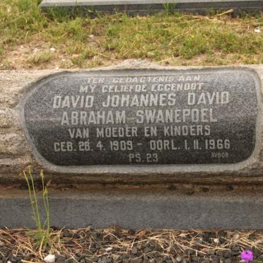 SWANEPOEL David Johannes David Abraham 1909-1966