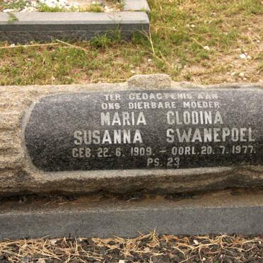 SWANEPOEL Maria Clodina Susanna 1909-1977