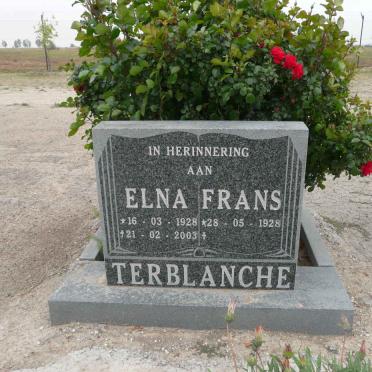 TERBLANCHE Frans 1928- &amp; Elna 1928-2003