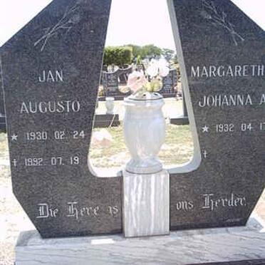 TOIT Jan Augusto, du 1930-1992 &amp; Margaretha Johanna 1932-