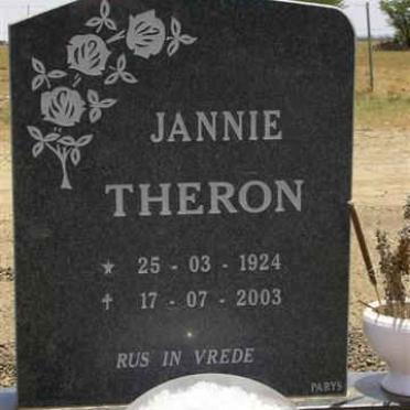 THERON Jannie 1924-2003