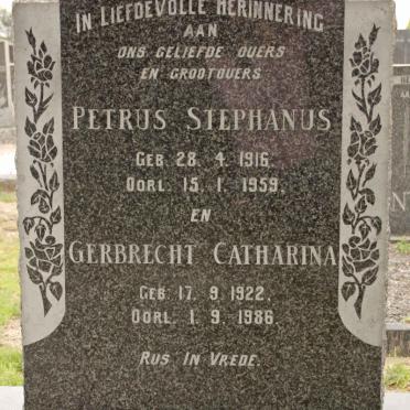 VILJOEN Petrus Stephanus 1916-1959 &amp; Gerbrecht Catharina later DE WET nee SWANEPOEL 1922-1986