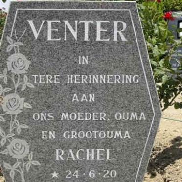 VENTER Rachel 1920-1995