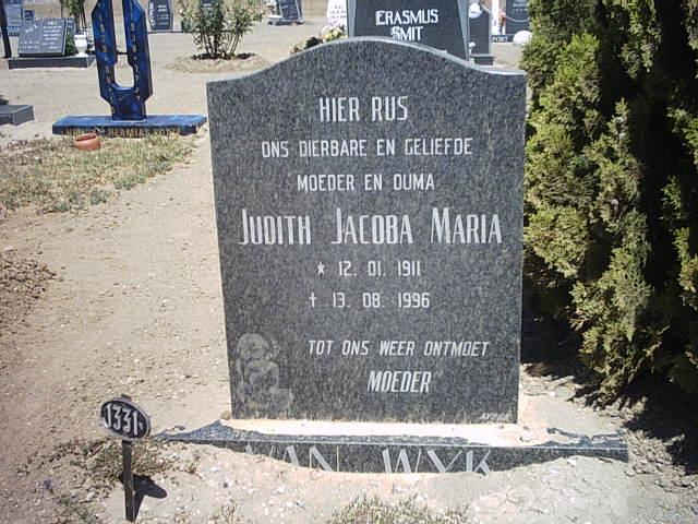 WYK Judith Jacoba Maria, van 1911-1996