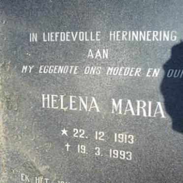 WIT Helena Maria, de 1913-1993