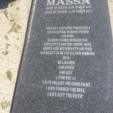 ZONDWANE Massa 1970-2017