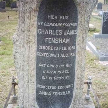 FENSHAM Charles James 1890-1937