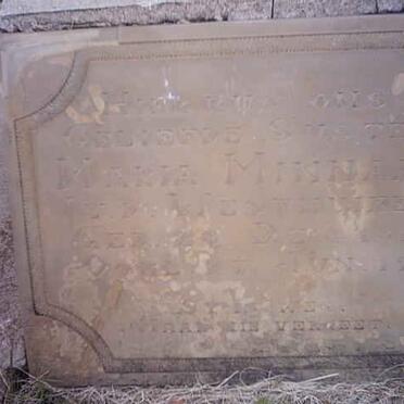 MINNAAR Maria nee V.D. WESTHUIZEN 1899-1940