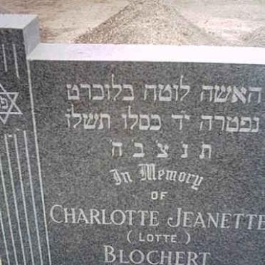 BLOCHERT Charlotte Jeanette -1976