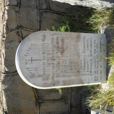 78th LY - NCO's &amp; Men who died in South Africa 1901-1902