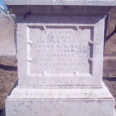 BURKE Mamie 1858-1881