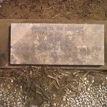 BURNETT Pearl nee GOLDSMITH -1934