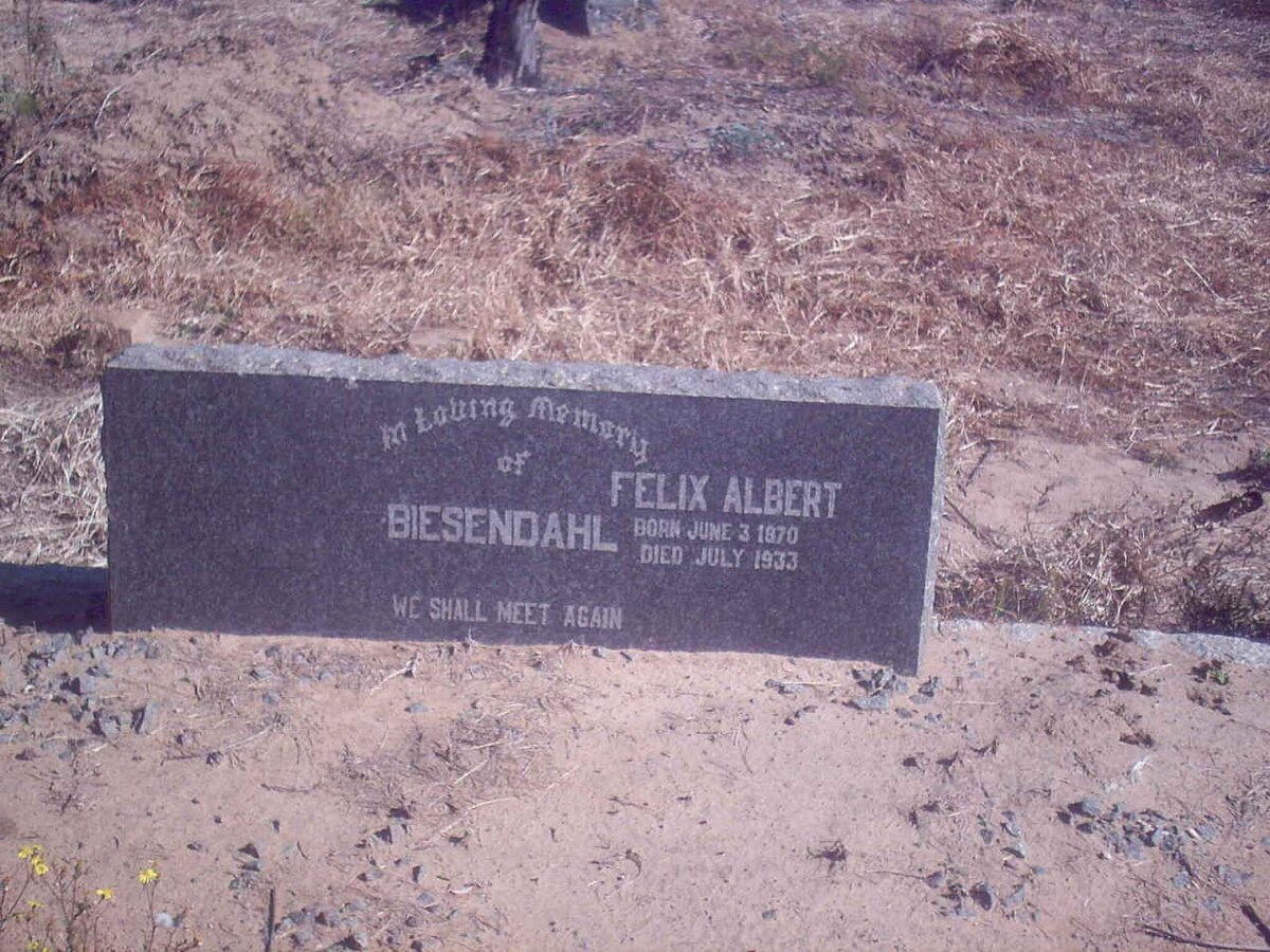 BIESENDAHL Felix Albert 1870-1933