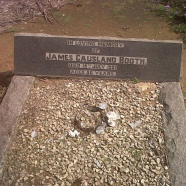 BOOTH James Causland -1921