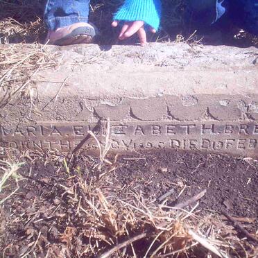 BREVAL Maria Elizabeth 1895-1896