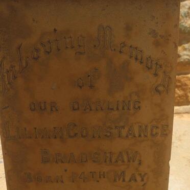 BRADSHAW Lilian Constance 1908-1908
