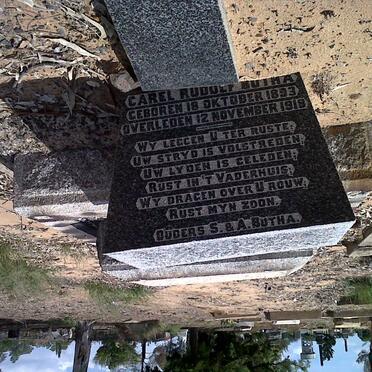 BOTHA Carel Rudolf 1893-1919