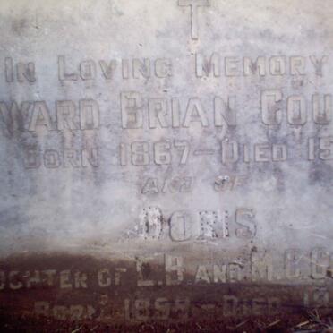 COULSON Edward Brian 1867-1922 :: COULSON Doris 1899-1910