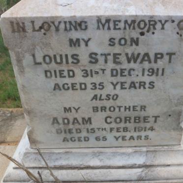 CORBET Adam -1914 :: STEWART Louis -1911