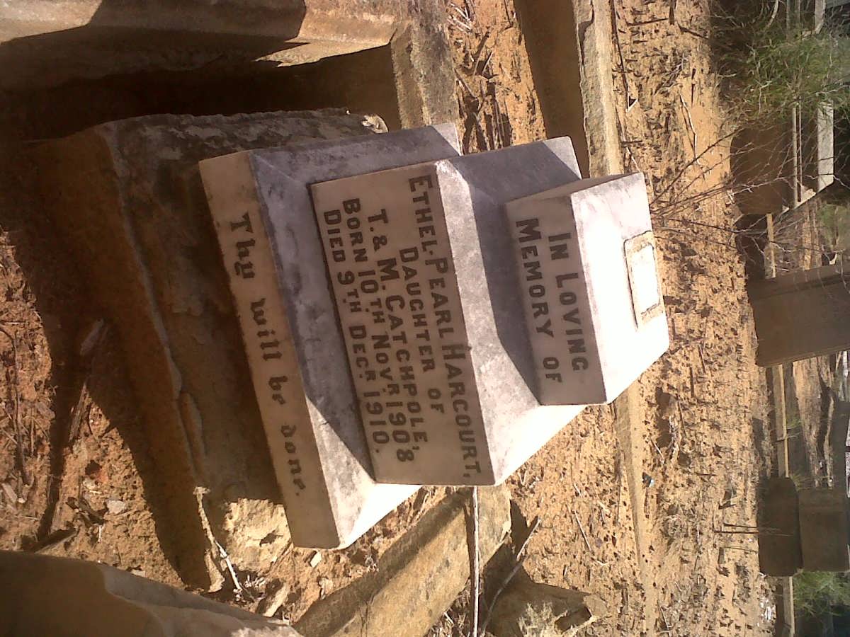 CATCHPOLE Ethel Pearl Harcourt 1908-1910