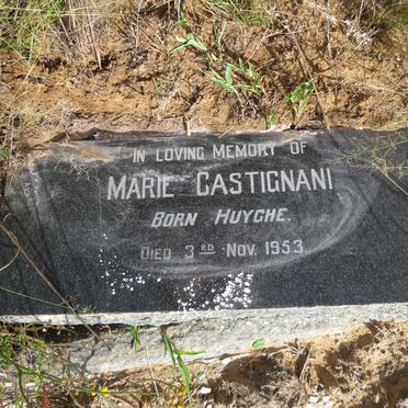 CASTIGNANI Marie nee HUYGHE -1953