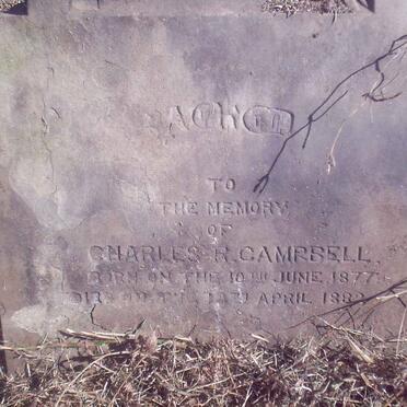 CAMPBELL Charles R. 1877-1882