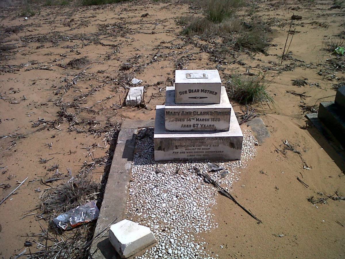 CLARKE Mary Ann, FISHER -1920