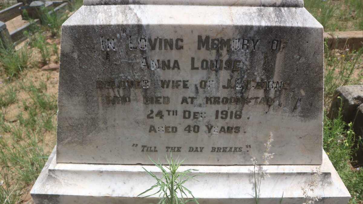 CAIRNS Anna Louise -1916