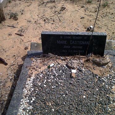 CASTIGNANI Marie nee HUYGHE -1953