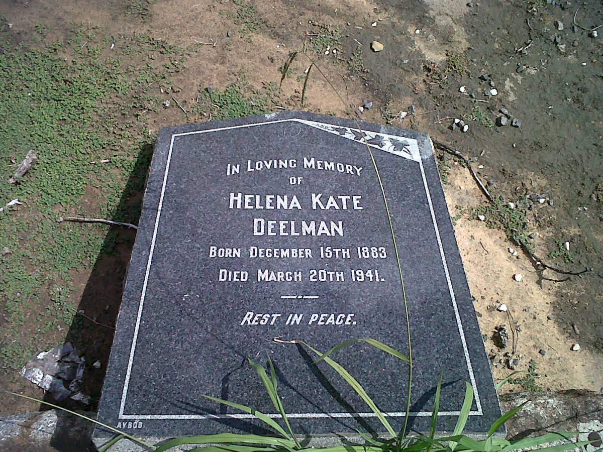 DEELMAN Helena Kate 1883-1941