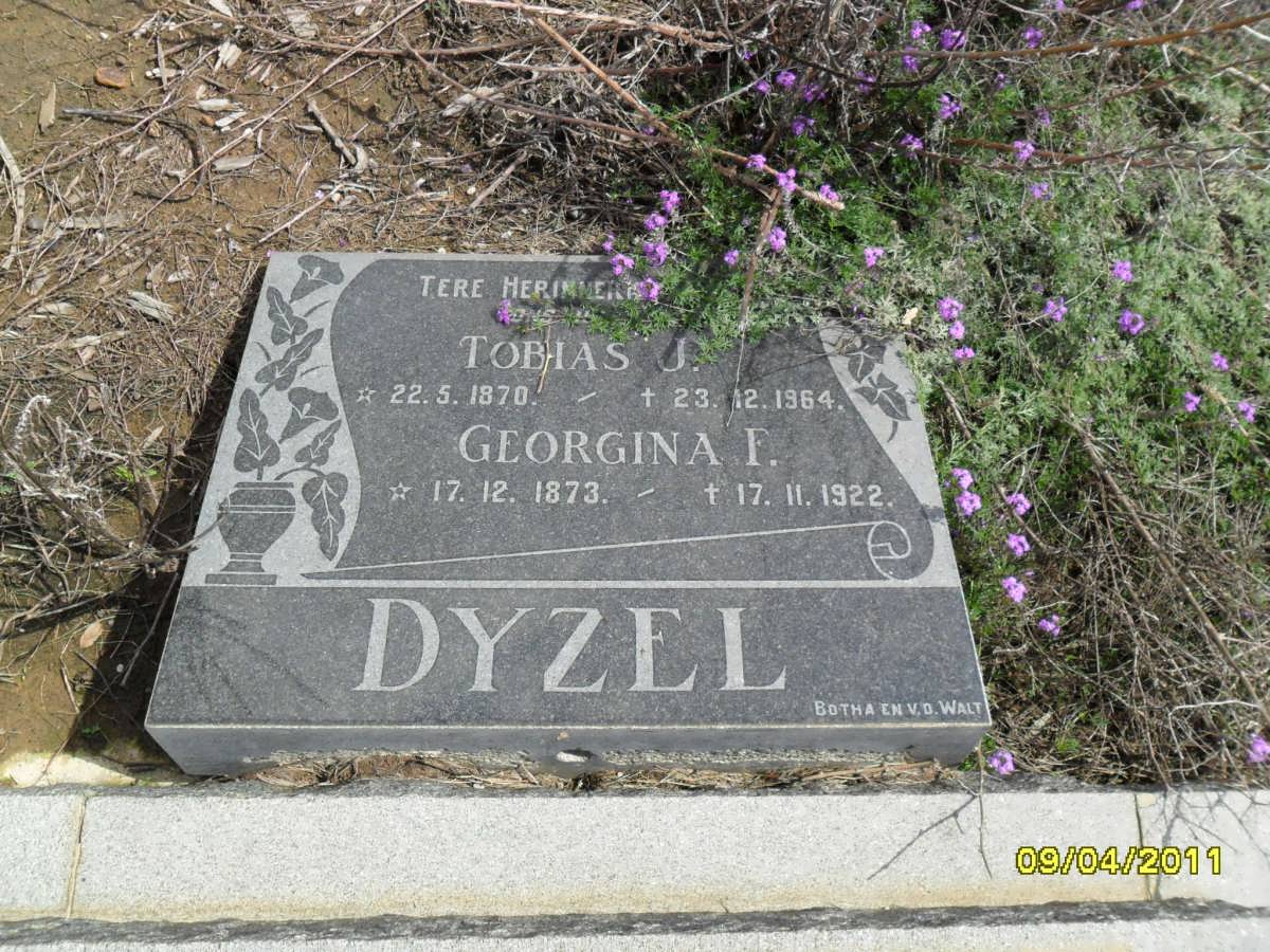 DYZEL Tobias J. 1870-1964 &amp; Georgina F. 1873-1922