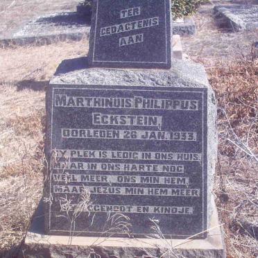 ECKSTEIN Marthinus Philippus -1933
