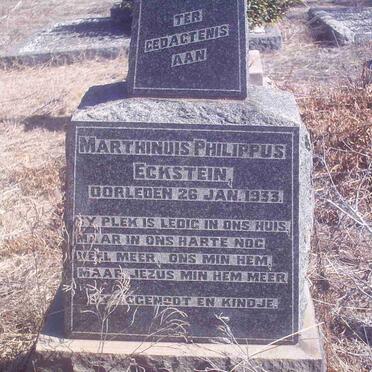 ECKSTEIN Marthinus Philippus -1933