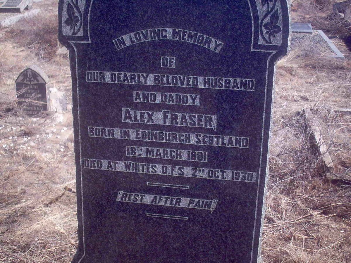 FRASER Alex 1881-1930