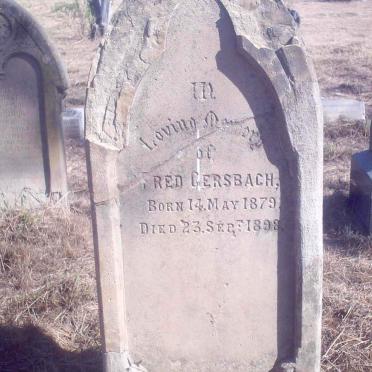 GERSBACK Fred 1879-1898