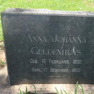GELDENHUYS Anna Johanna  1886-1900