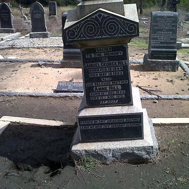 HILL Samuel George 1844-1923 &amp; Anne 1844-1931