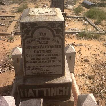 HATTINGH Josias Alexander -1918